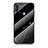 Silicone Frame Fashionable Pattern Mirror Case Cover for Samsung Galaxy M11 Black