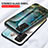 Silicone Frame Fashionable Pattern Mirror Case Cover for Samsung Galaxy M13 4G