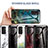Silicone Frame Fashionable Pattern Mirror Case Cover for Samsung Galaxy M13 4G