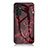 Silicone Frame Fashionable Pattern Mirror Case Cover for Samsung Galaxy M13 4G