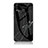 Silicone Frame Fashionable Pattern Mirror Case Cover for Samsung Galaxy M20 Black