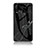 Silicone Frame Fashionable Pattern Mirror Case Cover for Samsung Galaxy M30 Black