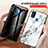 Silicone Frame Fashionable Pattern Mirror Case Cover for Samsung Galaxy M30s