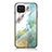 Silicone Frame Fashionable Pattern Mirror Case Cover for Samsung Galaxy M32 4G