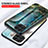 Silicone Frame Fashionable Pattern Mirror Case Cover for Samsung Galaxy M33 5G