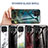 Silicone Frame Fashionable Pattern Mirror Case Cover for Samsung Galaxy M33 5G