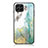 Silicone Frame Fashionable Pattern Mirror Case Cover for Samsung Galaxy M33 5G