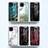 Silicone Frame Fashionable Pattern Mirror Case Cover for Samsung Galaxy M33 5G