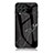 Silicone Frame Fashionable Pattern Mirror Case Cover for Samsung Galaxy M53 5G Black