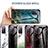 Silicone Frame Fashionable Pattern Mirror Case Cover for Samsung Galaxy S20 FE (2022) 5G