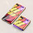 Silicone Frame Fashionable Pattern Mirror Case Cover for Samsung Galaxy Z Flip