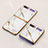 Silicone Frame Fashionable Pattern Mirror Case Cover for Samsung Galaxy Z Flip 5G