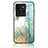 Silicone Frame Fashionable Pattern Mirror Case Cover for Vivo iQOO 10 Pro 5G