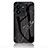 Silicone Frame Fashionable Pattern Mirror Case Cover for Vivo iQOO 10 Pro 5G Black