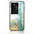 Silicone Frame Fashionable Pattern Mirror Case Cover for Vivo iQOO 11 5G