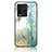 Silicone Frame Fashionable Pattern Mirror Case Cover for Vivo iQOO 9T 5G