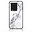 Silicone Frame Fashionable Pattern Mirror Case Cover for Vivo iQOO Neo7 5G