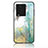 Silicone Frame Fashionable Pattern Mirror Case Cover for Vivo iQOO Neo7 5G