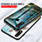 Silicone Frame Fashionable Pattern Mirror Case Cover for Vivo iQOO U3 4G