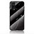 Silicone Frame Fashionable Pattern Mirror Case Cover for Vivo iQOO Z3 5G Black