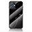 Silicone Frame Fashionable Pattern Mirror Case Cover for Vivo iQOO Z6 5G Black