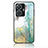 Silicone Frame Fashionable Pattern Mirror Case Cover for Vivo T1 4G