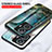 Silicone Frame Fashionable Pattern Mirror Case Cover for Vivo T1 4G