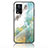 Silicone Frame Fashionable Pattern Mirror Case Cover for Vivo V21 5G