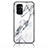 Silicone Frame Fashionable Pattern Mirror Case Cover for Vivo V23e 5G White