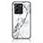 Silicone Frame Fashionable Pattern Mirror Case Cover for Vivo V25 Pro 5G