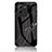 Silicone Frame Fashionable Pattern Mirror Case Cover for Vivo V25 Pro 5G Black