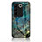 Silicone Frame Fashionable Pattern Mirror Case Cover for Vivo V27 5G