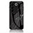 Silicone Frame Fashionable Pattern Mirror Case Cover for Vivo V27 5G Black