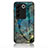 Silicone Frame Fashionable Pattern Mirror Case Cover for Vivo V27 Pro 5G