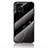 Silicone Frame Fashionable Pattern Mirror Case Cover for Vivo Y01A Black