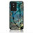 Silicone Frame Fashionable Pattern Mirror Case Cover for Vivo Y02