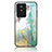 Silicone Frame Fashionable Pattern Mirror Case Cover for Vivo Y02 Green