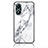 Silicone Frame Fashionable Pattern Mirror Case Cover for Vivo Y02S