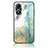 Silicone Frame Fashionable Pattern Mirror Case Cover for Vivo Y02S