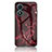 Silicone Frame Fashionable Pattern Mirror Case Cover for Vivo Y02S