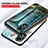 Silicone Frame Fashionable Pattern Mirror Case Cover for Vivo Y02S