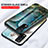 Silicone Frame Fashionable Pattern Mirror Case Cover for Vivo Y12G