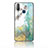 Silicone Frame Fashionable Pattern Mirror Case Cover for Vivo Y15