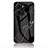 Silicone Frame Fashionable Pattern Mirror Case Cover for Vivo Y16 Black