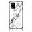 Silicone Frame Fashionable Pattern Mirror Case Cover for Vivo Y21 White