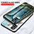 Silicone Frame Fashionable Pattern Mirror Case Cover for Vivo Y31 (2021)