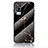 Silicone Frame Fashionable Pattern Mirror Case Cover for Vivo Y31 (2021) Gold and Black