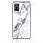 Silicone Frame Fashionable Pattern Mirror Case Cover for Vivo Y31 (2021) White