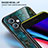 Silicone Frame Fashionable Pattern Mirror Case Cover for Vivo Y33e 5G