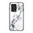 Silicone Frame Fashionable Pattern Mirror Case Cover for Xiaomi Black Shark 5 5G White